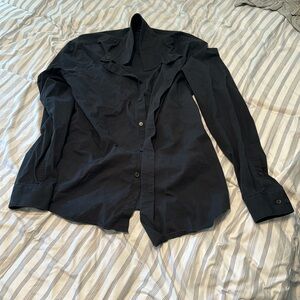 Black Button Down Shirt APT.9